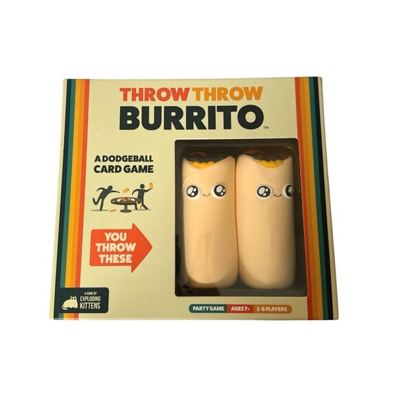 Exploding Kittens Other - EXPLODING KITTENS Throw Throw Burrito Card Game, used/good condition